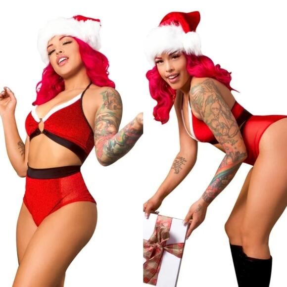 Lovers Lane Santa Baby Ring Top & Shorts Set - Picture 1 of 3